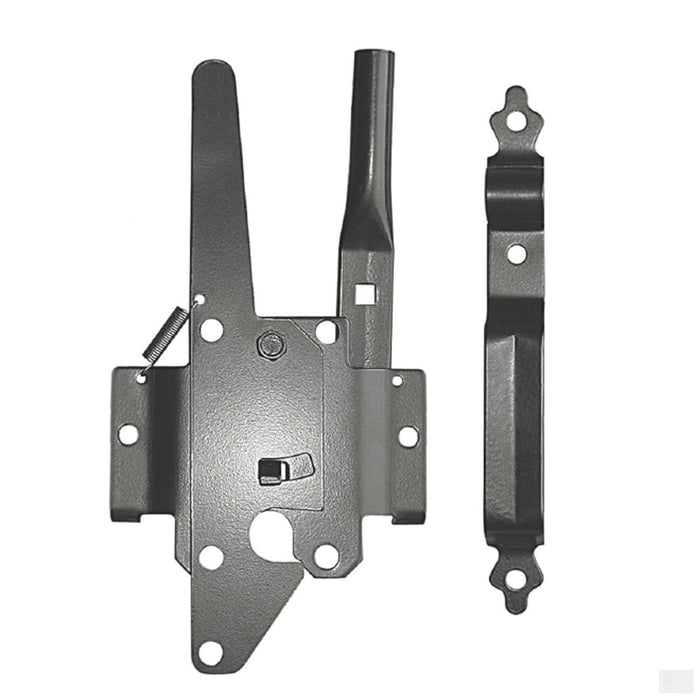 Nuvo Iron Deluxe Traditional Post Latch With Ultimate Handle DTPLUH
