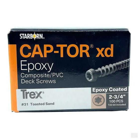 Deck Screws - Trex - Toasted Sand - 2 3/4", 100/Pkg