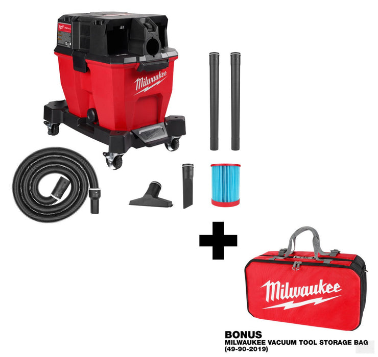 Milwaukee 0920-20 M18 FUEL 9 Gallon Dual-Battery Wet/Dry Vacuum - Tool Only