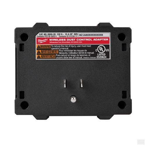 Milwaukee 0950-20 Wireless Dust Control Adapter Remote Kit