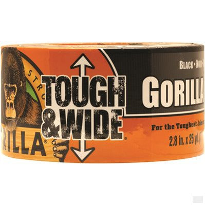 Gorilla 25 yds. Tough and Wide Black Duct Tape