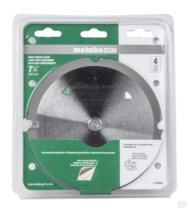 Metabo 18008M - 7- 1/4-in Fiber Cement Saw Blade