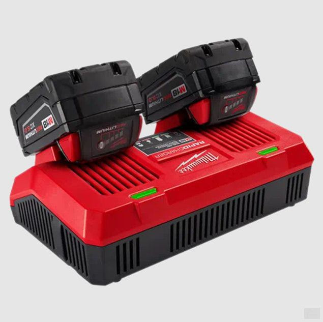 MILWAUKEE M18™ Dual Bay Simultaneous Rapid Charger [48-59-1802]