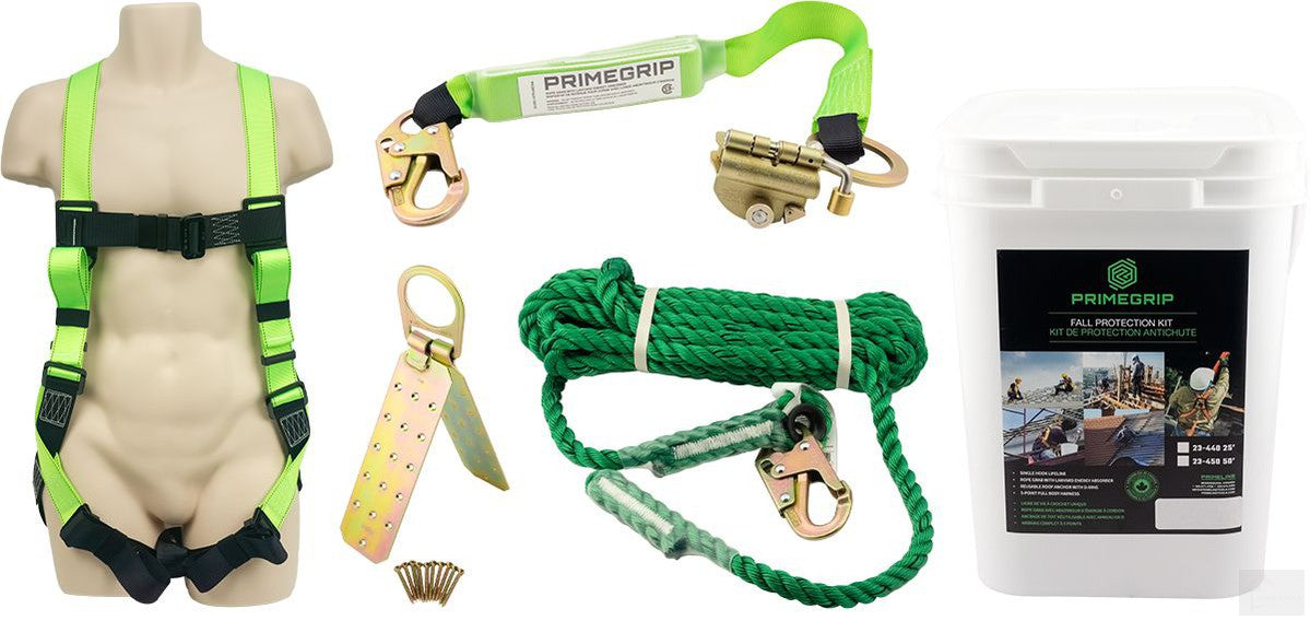 PRIMEGRIP 50' FALL PROTECTION KIT — Adam Tools INC.