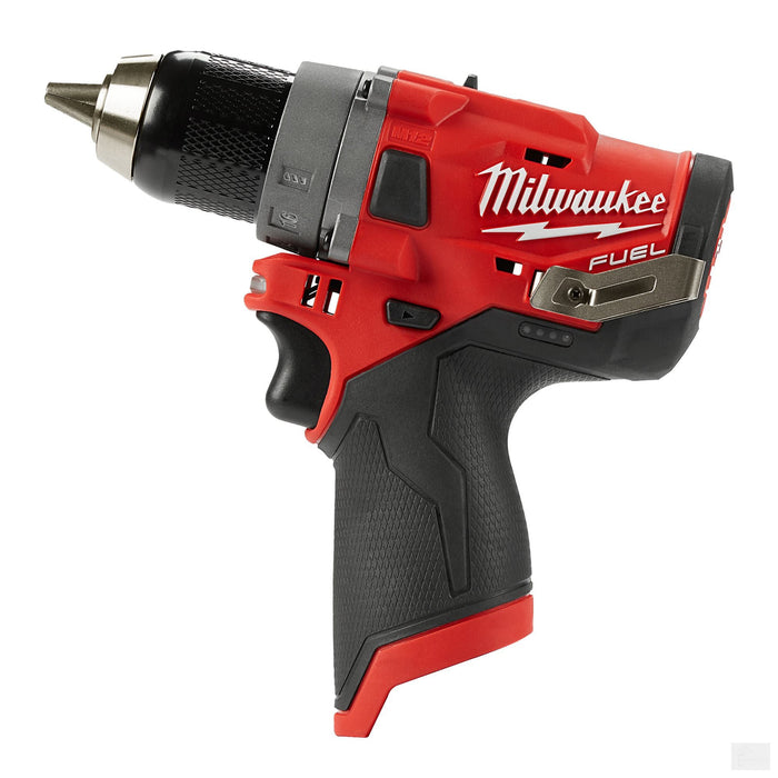 Milwaukee Tool M12 FUEL 12V Lithium-Ion Brushless Cordless 1/2-inch Drill Driver (Tool Only) 2503-20