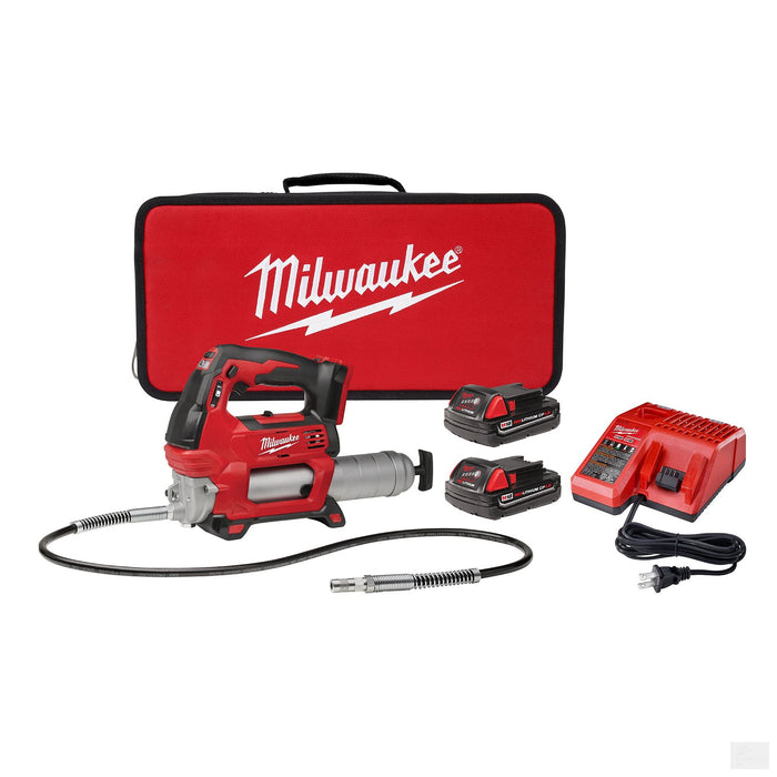 Milwaukee M18™ Cordless 2-Speed Grease Gun Kit (2646-22CT)