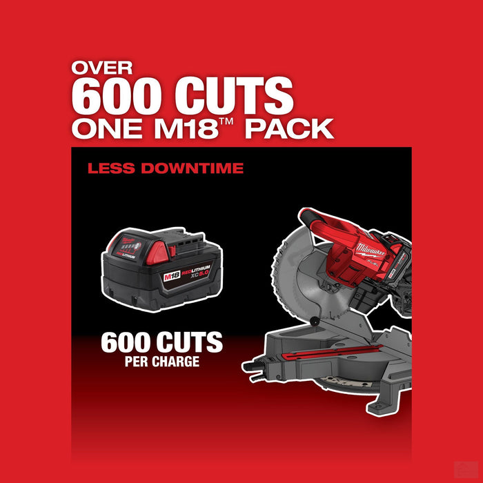 Milwaukee Tool M18 FUEL 18V Li-Ion Brushless Cordless 7-1/4-inch Dual Bevel Sliding Compound Miter Saw (Tool-Only) {2733-20}