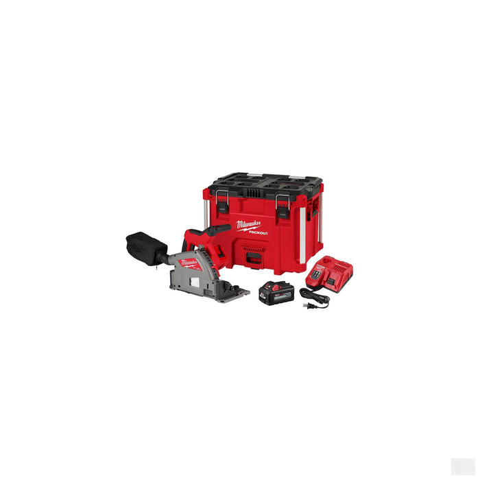 Milwaukee Tool M18 FUEL 18-Volt Lithium-Ion Brushless Cordless 6-1/2 in. Plunge Track Saw Kit w/ (1) 6.0 Ah Battery (2831-21)