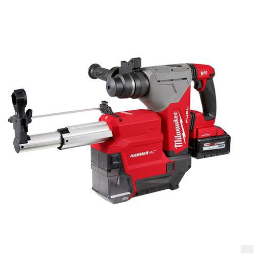 Milwaukee M18 FUEL 1-1/8in SDS Plus Rotary Hammer w/ ONE-KEY and HAMMERVAC Dedicated Dust Extractor Kit 2915-22DE