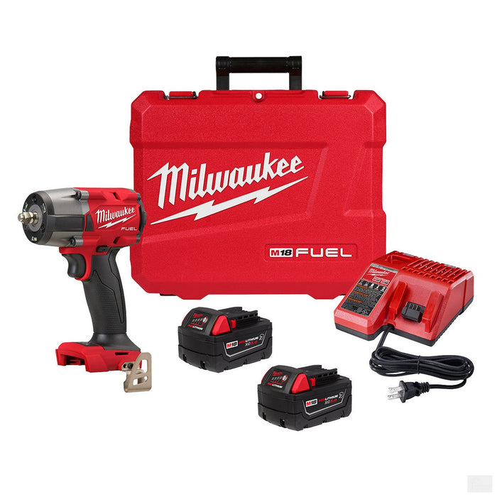 Milwaukee 2960-22 M18 FUEL 3/8 Mid-Torque Impact Wrench w/ Friction Ring Kit