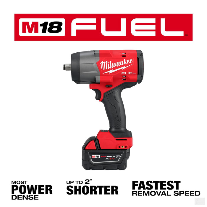 Milwaukee M18 FUEL™ 1/2" High Torque Impact wrench w/ Friction Ring Kit (2967-22)