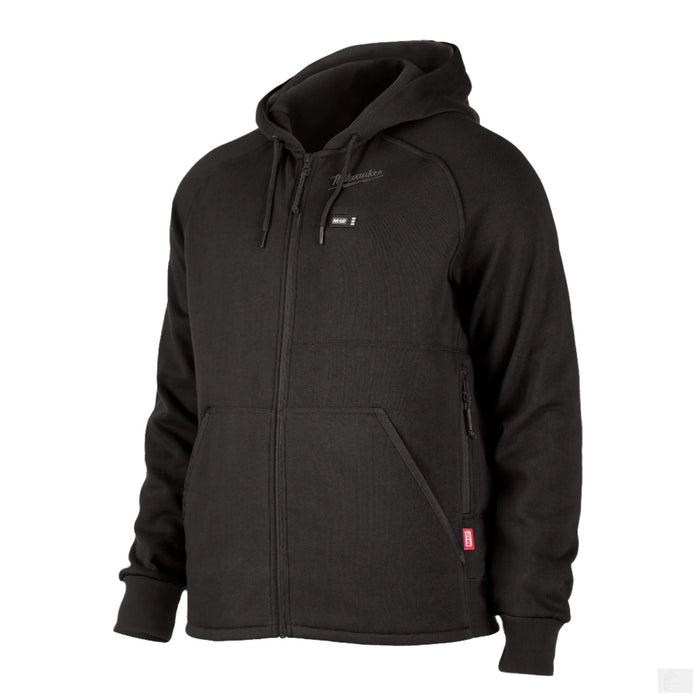 Milwaukee Tool Men's M12 12-Volt Lithium-Ion Cordless Black Heated Jacket Hoodie (Jacket Only) {306B-20S}