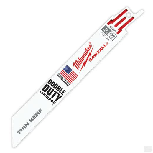 Milwaukee-6" 24 TPI Thin Kerf SAWZALL® Blades (5 Pk) 48-00-5186