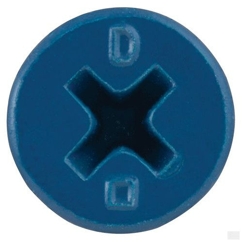DEWALT 1/4" x 2-3/4" UltraCon+ Phillips Flat Head Blue Concrete Screw Anchor - 100/Box [DFM12766]