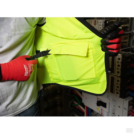 MILWAUKEE High Visibility Yellow Performance Safety Vest - L/XL (CSA) [48-73-5082]
