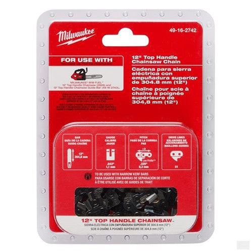 Milwaukee 49-16-2742 12in Top Handle Chainsaw Chain