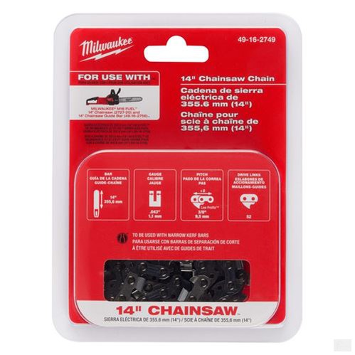 Milwaukee 49-16-2749 14in Chainsaw Chain (For 2727-20C Model)