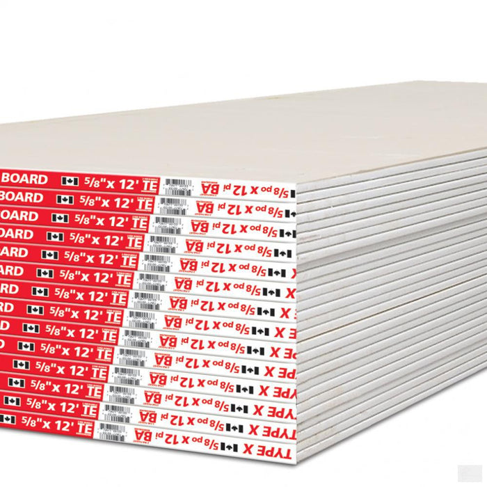 CertainTeed FireShield Type X 5/8-in x 4-ft x 12-ft Fire-Resistant Drywall Panel