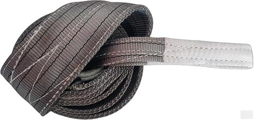 Polyester Webbing Sling Belt for Lifting and Pulling Vehicle, 4 Ton Load Capacity (Grey, 3 MTR)