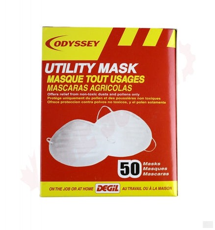 Degil Odyssey Dust Masks, 50/Pack