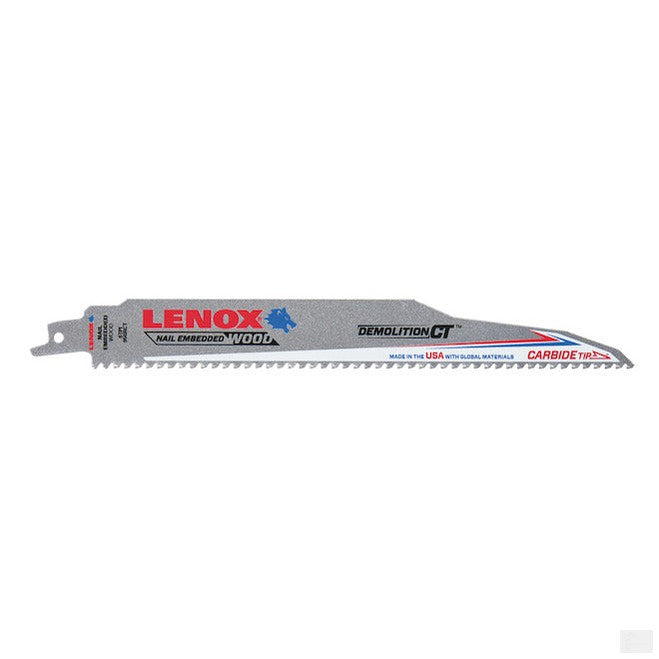 LENOX 6-TPI Carbide-Tipped Demolition Reciprocating Saw Blade