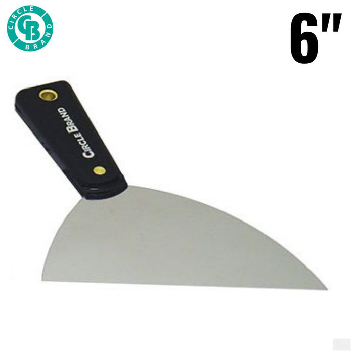 CIRCLE BRAND 6" Nylon Handle Half Moon Cut-Back Knife Stainless Steel Blade [CB3090]