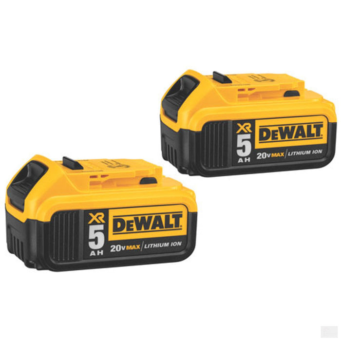 DEWALT DCB205-2 2 Pack of 20V MAX Li-Ion Battery 5.0AH