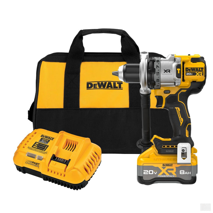 DEWALT 20V MAX* XR® Brushless Cordless 1/2 in. 3-Speed Hammer Drill Kit With XR [DCD1007WW1]