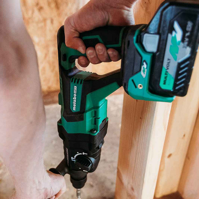 Metabo 36V MultiVolt Brushless SDS Plus 1-1/8" D-Handle Rotary Hammer (DH3628DDQ4M)