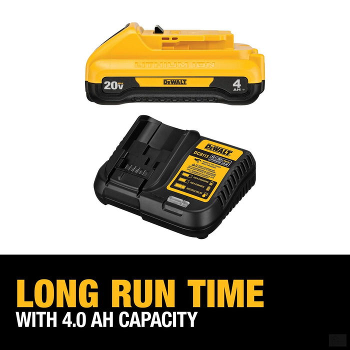 Dewalt 20V MAX* 4Ah Battery Kit (DCB240C)