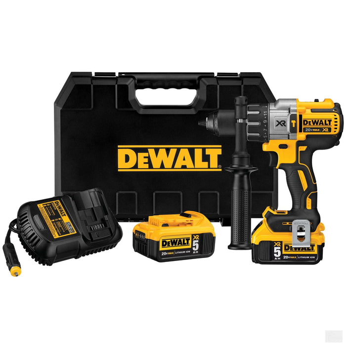 Dewalt - 20V MAX* XR LITHIUM ION BRUSHLESS 3-SPEED HAMMERDRILL KIT DCD996P2