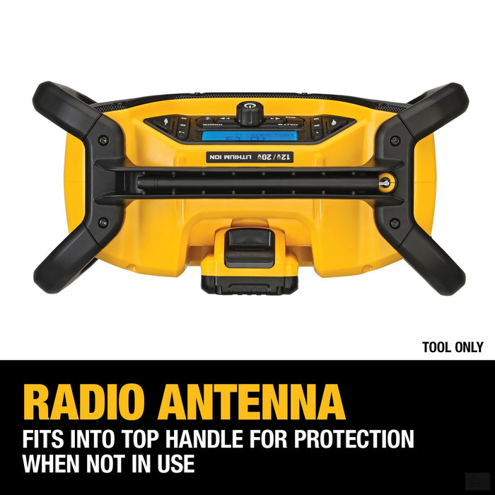 DEWALT 12V/20V MAX* Bluetooth® Cordless Jobsite Radio (DCR028B)