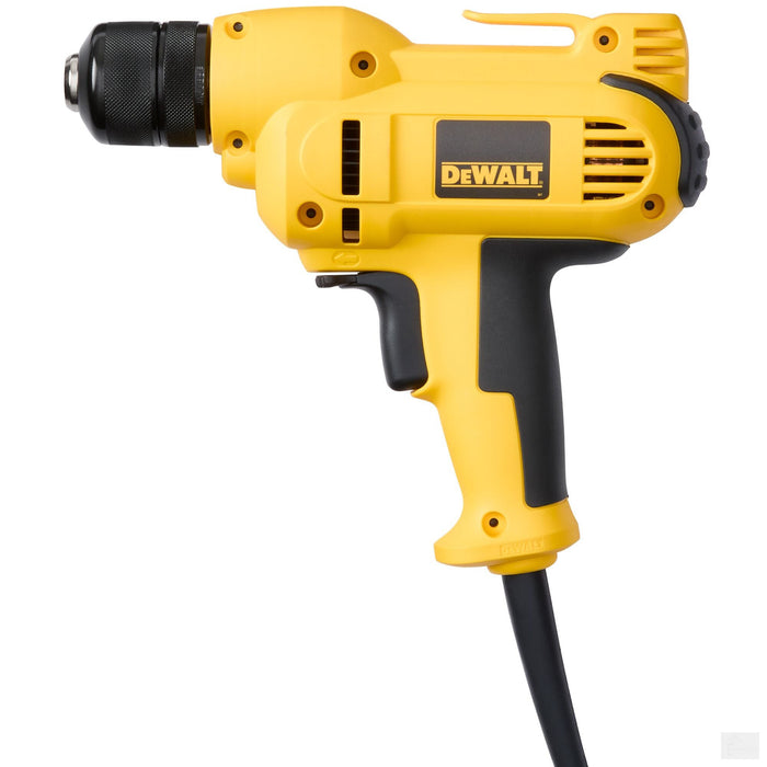 DEWALT | 3/8" (10 mm) VSR Mid-Handle Drill Kit with Keyless Chuck DWD115K