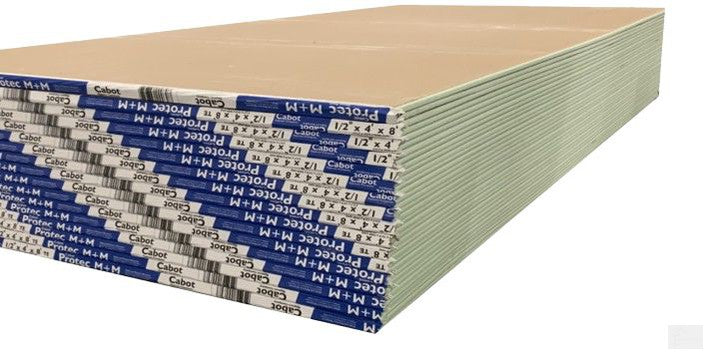 Cabot Mold Resistant Drywall Gypsum Board 1/2 in. x 4 ft. x 8 ft.