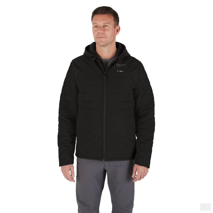 Milwaukee Men's M12 AXIS Black Heated Jacket Kit (M102B-21)