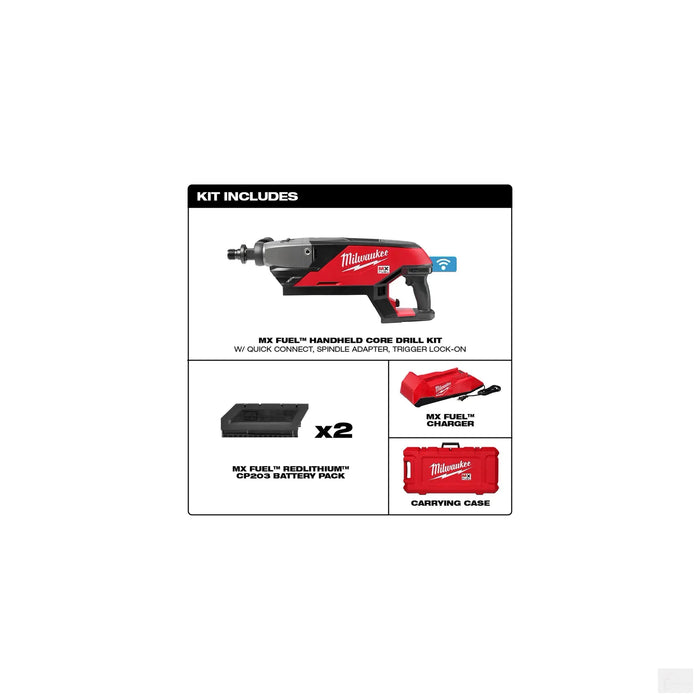 Milwaukee MX FUEL™ Handheld Core Drill Kit