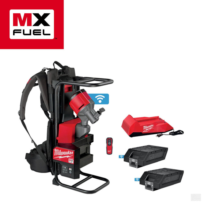 Milwaukee MX FUEL™ Backpack Concrete Vibrator Kit MXF371-2XC