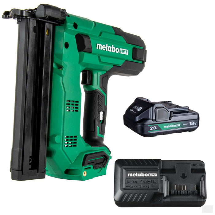 Metabo 18V MultiVolt™ 18-Ga 1-1/2" Narrow Crown Stapler (1 x 2.0Ah) Metabo HPT (N1804DBM)