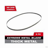 Milwaukee Extreme Thick Metal Compact Band Saw Blade 3PK 48-39-0609