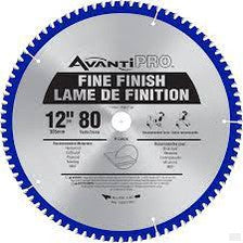 Avanti Pro 12-inch x 80 Tooth Carbide Tipped Fine Finish Mitre Saw Blade for Wood Cutting