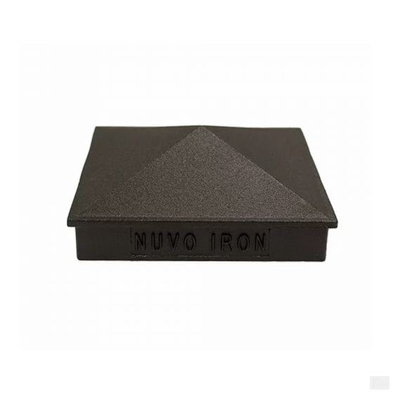 Nuvo Iron 5-1/2'' x 5-1/2'' Black Post Cap
