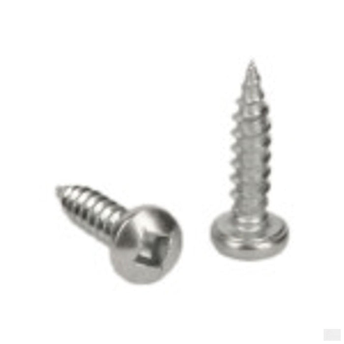 SUNRISE 8X1/2 STL SELF PIERCING SCREW ZINC PAN SQ SOC