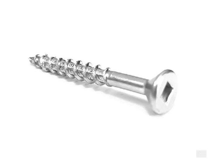 ROBERTSON #8 x 4 Flat head 2/3 threaded Aster® Kwixin® Zinc