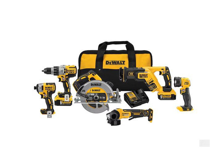 DEWALT 20V MAX* XR® Brushless Cordless 6-Tool Combo Kit (DCK695P2)