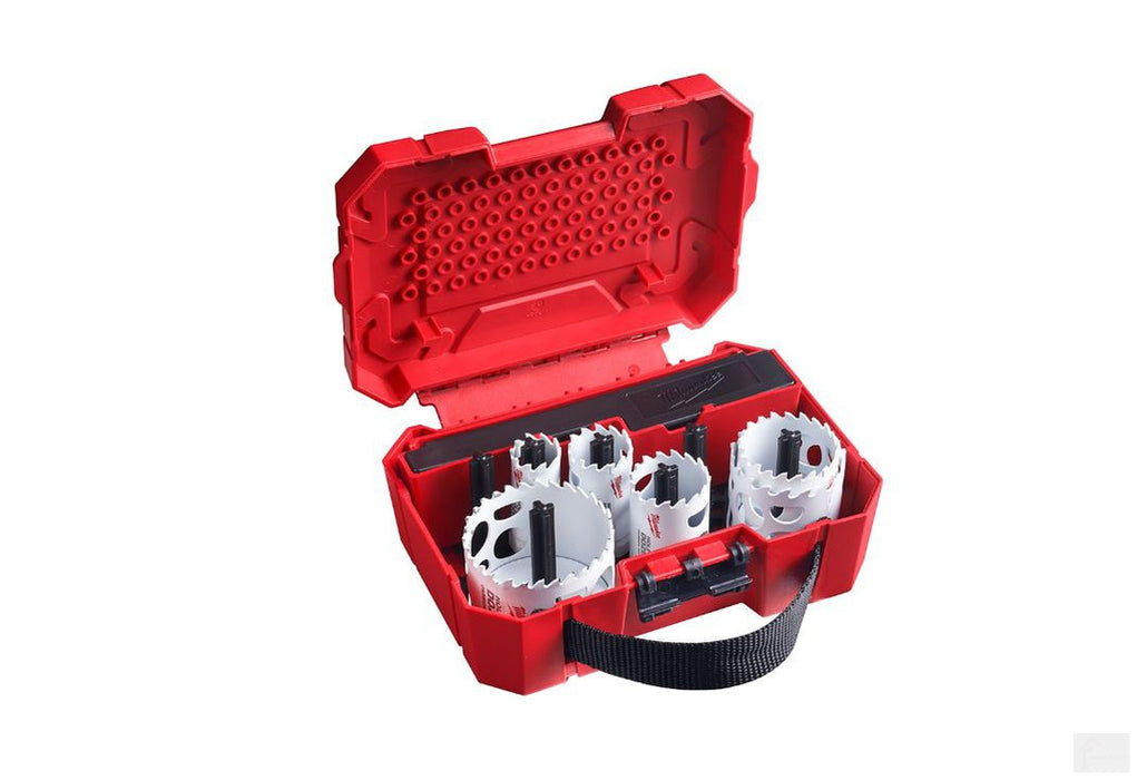 Milwaukee Tool 10 PC HOLE DOZER with Carbide Teeth Electrician's Hole Saw Kit (49-22-3084)