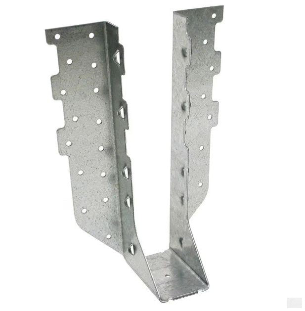 MiTek Galvanized Face-Mount Joist Hanger for 1-3/4 inch x 9-1/2 inch Engineered Wood (HUS179)