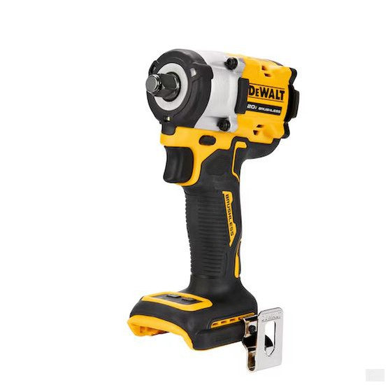 DEWALT 20V MAX ATOMIC Lithium-Ion Brushless Cordless 1/2" Impact Wrench with Hog Ring Anvil (DCF921B)