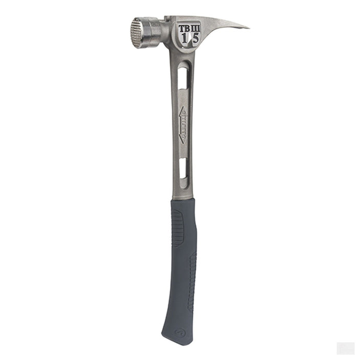 Stiletto Tool TB3MC 15oz. TiBone 3 with Milled Face and Curved Handle