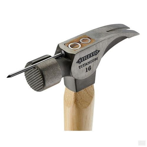 Stiletto 16oz Hickory Framing Hammer - Milled/Curve TI16MC