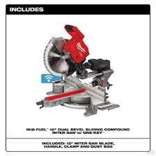 Milwaukee M18 FUEL™ 12” Dual Bevel Sliding Compound Miter Saw – Tool Only 2739-20